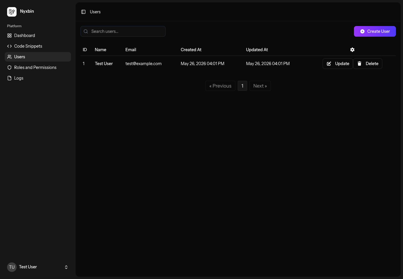 Users Management